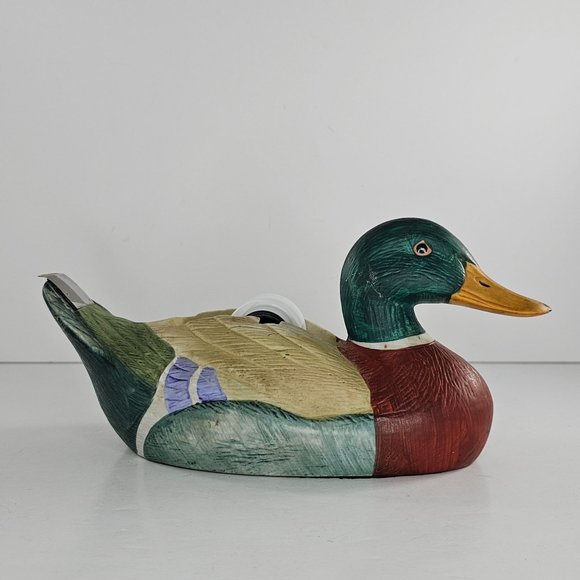 Vintage Mallard Duck Ceramic Tape Dispenser *Repaired* - Picture 2 of 10